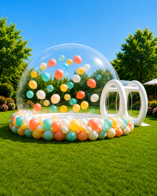 Bubble House with base garland